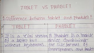 Tablet vs phabletdifference between tablet and phablet in hinditablet and phablet in difference [upl. by Dettmer201]