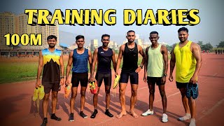 TRAINING DIARIES  100M Training Program  Best Diaries [upl. by Hackett]