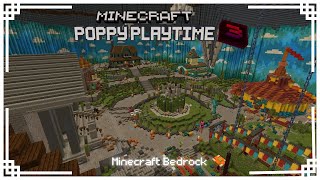 POPPY PLAYTIME Chapter 3 FULL MAP Minecraft Bedrock Map [upl. by Lleirbag]