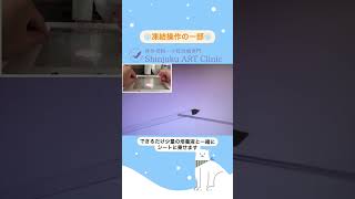 着床率をUPさせる！Shinjuku ART Clinicの培養技術part② 『受精卵凍結の㊙︎映像』…複数の移植可能な受精卵ができた場合、移植しない受精卵は凍結して保存しておきます。 [upl. by Kris]