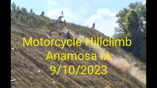 Anamosa Iowa Motorcycle Hill Climb 9102023 [upl. by Ettennor]