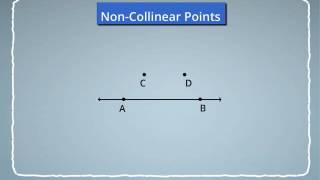 Collinear Points and NonCollinear Points [upl. by Aikan]