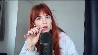 ASMR FAST AND AGGRESSIVE SPIT PAINTING MOUTH SOUNDS AND NIBBLING [upl. by Tuppeny375]