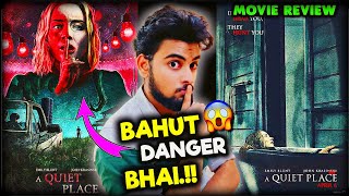 A QUIET PLACE HorrorThriller  Hindi Dubbed  Movie REVIEW  By ArbazHashmi [upl. by Ahsea547]