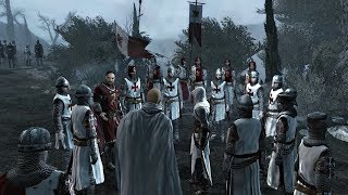 Assassins Creed 1  Altair vs Army of Templars 4K HD [upl. by Mozza]