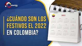 Días Festivos en Colombia 2022 [upl. by Lachance]