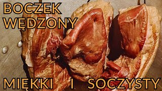 BOCZEK WĘDZONY Lekkim Dymem Czereśni Finezja Smaku SMOKED BACON GERÄUCHERTER SPECK [upl. by Inavoy]