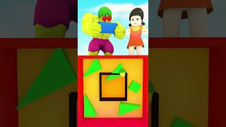 Hulk vs Squid Game Doll Epic Puzzle Challenge in Roblox 3D [upl. by Ahsekal]