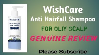 WishCare Multi Peptide Anti Hairfall Shampoo Review by Review Wallah review scalp wishcare [upl. by Eiluj944]