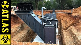 Atlas 10x30 SafeCellar  Luxury Bunker Built Under A Home Complete Installation Video  Part 1 [upl. by Domenech]