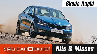 Skoda Rapid Hits amp Misses  CarDekho [upl. by Celestina231]