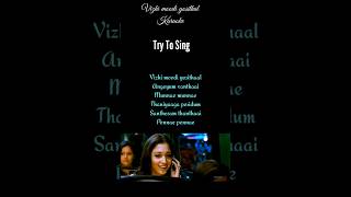 Vizhi moodi song karaoke [upl. by Lai]