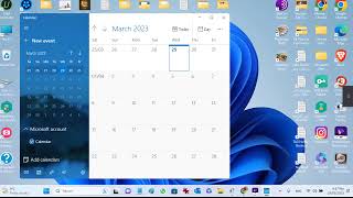 How To Put Or Add Calendar On Desktop Windows 11 [upl. by Eornom]