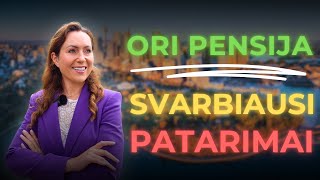 Ori pensija Svarbiausi patarimai saugiai ateičiai [upl. by Aninotna]