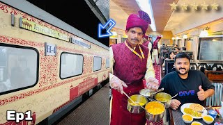 My first India’s Premium Luxury Train Journey  3 lakh ka ticket 😳  Indian Railways  Ep1 [upl. by Artenal18]