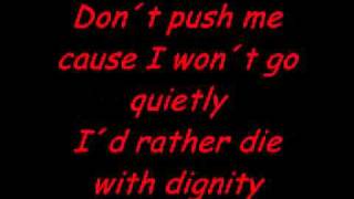 Bullet for my Valentine Dignity lyrics [upl. by Carhart]