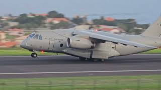 KC390 Força aérea portuguesa landing at rwy 36 31012024 [upl. by Sherrer975]