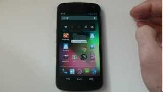 Jelly Bean Android 411 sur le Galaxy Nexus présentation par TestMobilefr [upl. by Iduj]