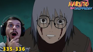 YAKUSHI KABUTO  Primeira Vez Assistindo Naruto Shippuden Episódios 335 e 336 [upl. by Sturges524]