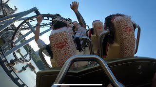 Lech Coaster  backrow 4K onride  Legendia [upl. by Ofilia638]