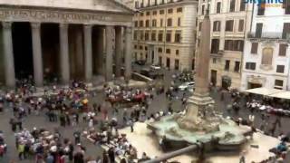 Live Webcam Rome Pantheon  Time Lapse [upl. by Barclay]