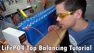 How to Top Balance LiFePO4 Battery Cells Quickly and when you need to do it [upl. by Orlina]