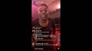 Asian Da Brat Dragging Haters and Recording In The Studio on Instagram Live 8222019 [upl. by Adnilym]