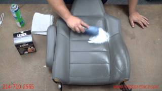 Leather Cleaning Video [upl. by Inalaehon]