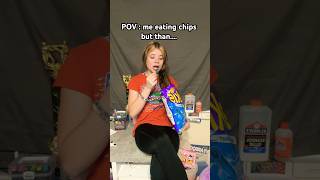 EATING CHIPS but then… youtubeshorts comedy funny trending fypシ [upl. by Hedva]