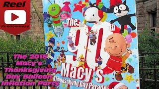 Macys Thanksgiving Day Parade Balloon Watching 2016 [upl. by Adnohsel]