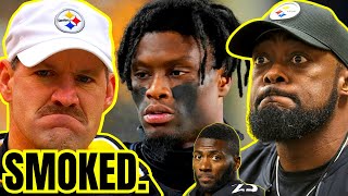 GEORGE PICKENS SMOKED Bill Cowher amp Ryan Clark as Pittsburgh Steelers CHAOS CULTURE RULES NFL [upl. by Nicolea]