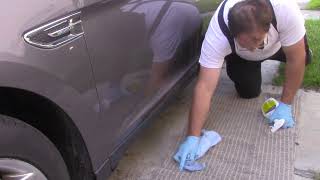 Solution Finish Black Trim Restorer  Making Your Cars Trim Black For Months Using One Treatment [upl. by Morven]