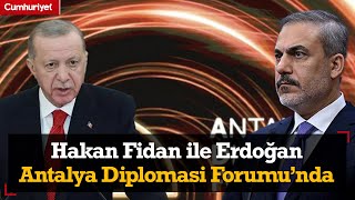 CANLI Hakan Fidan ve Recep Tayyip Erdoğan Antalya Diplomasi Forumunda [upl. by Maise]