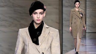 Giorgio Armani мода в Милане Осень Зима 20232024  Одежда и аксессуары [upl. by Odarbil]