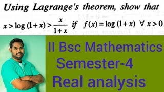 problem on lagranges mean value theorem telugumaths naresh eclass [upl. by Wolenik435]