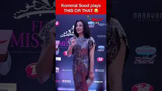 Kommal Sood plays This or That at Femina Miss India 2024 😍😂❤️ kommalsood feminamissindia [upl. by Ema607]