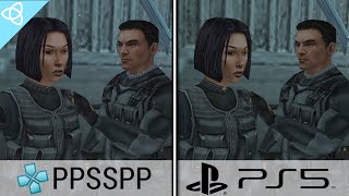 Syphon Filter Dark Mirror  PS5 vs PC Emulator PPSSPP  Side by Side [upl. by Esch]