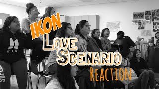 High Schoolers React to IKON  Love Scenario MV [upl. by Karub]