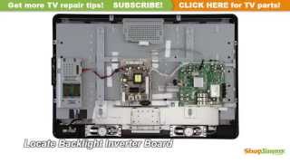 Philips TV Picture Repair  How to Replace a Backlight Inverter [upl. by Shawn]