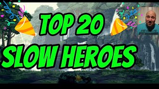 Empires amp Puzzles Top 20 Slow heroes of all time Full tier list amp rankings dont fear the slow bro😁 [upl. by Triny]