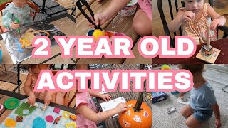 ACTIVITIES FOR 2 YEAR OLDS  HOW TO ENTERTAIN A 2 YEAR OLD AT HOME  TODDLER ACTIVITY IDEAS [upl. by Noid]