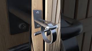 Automatic gate latch lock simple secret lock [upl. by Alexandra]