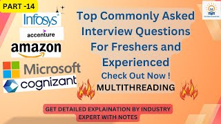 Software Engineer Interview Questions And Answers For Freshers  Multithreading interviewquestions [upl. by Akienahs]