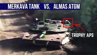 Merkavas APS Fails Against Almas Anti Tank Missile [upl. by Crotty456]