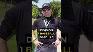 Being a D1 baseball umpire 🔥 baseball [upl. by Anomar112]