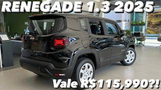 Avaliação Renegade 13 Turbo T270 2025  Por R115990 Vale a pena  Pack Tech e VALORES PCD 4K [upl. by Obnukotalo]