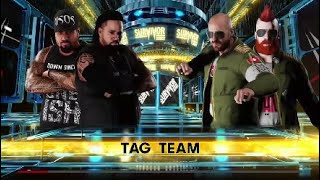 WWE 2K18 The Bar vs The Usos Survivor Series Prediction Match Updated Attire [upl. by Aiehtela805]