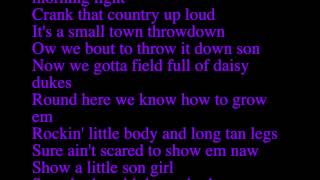 Small Town Throw Down  Brantley Gilbert LYRICS [upl. by Greenwood]