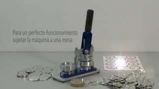 Como Hacer Chapas Con La Máquina Para Hacer Chapas B500 [upl. by Surovy]