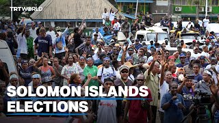 Solomon Islands holds first election since strengthening ties with China [upl. by Radman769]